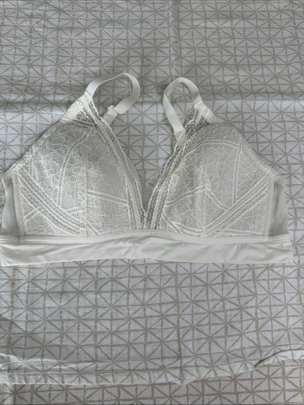 Auden Cream Lace Bralette